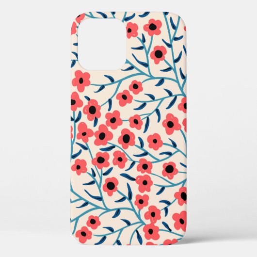 Bloemen Abstract: Bloeiende Patroon. Case-Mate iPhone Case (Achterkant)