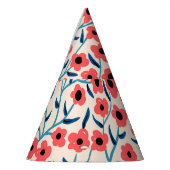 Bloemen Abstract: Bloeiende  Patroon. Feesthoedjes (Links)