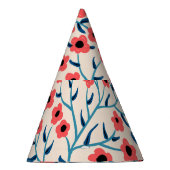 Bloemen Abstract: Bloeiende  Patroon. Feesthoedjes (Rechts)