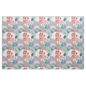 Bloemen Abstract Gedempte Pinks & Purples Stof (Yard (91,4 cm))
