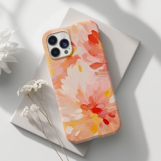 Bloemen Abstract Kleurrijk Artistiek Stijlvol Case-Mate iPhone Case