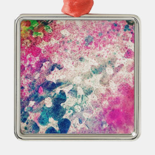 Bloemen Abstract Metalen Ornament