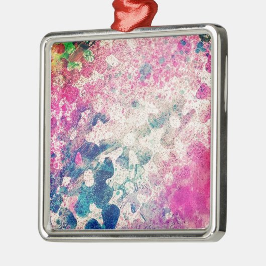 Bloemen Abstract Metalen Ornament (Links)