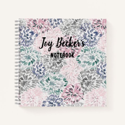 Bloemen Abstract  Notitieboek (Voorkant)