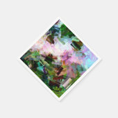 BLOEMEN ABSTRACT SERVETTEN (Hoek)