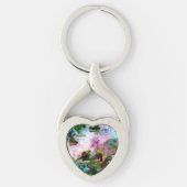 BLOEMEN ABSTRACT SLEUTELHANGER (Voorkant)