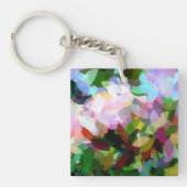 BLOEMEN ABSTRACT SLEUTELHANGER (voorkant)