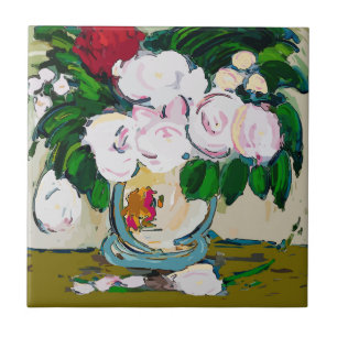 Bloemen Abstract Tegeltje