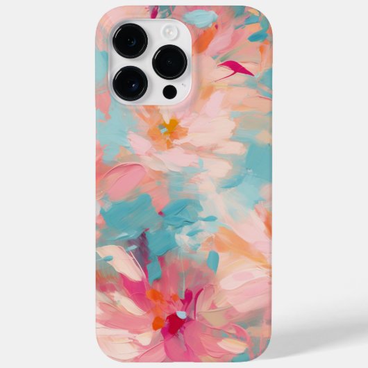 Bloemen Abstract Vibrant Artistic Case-Mate iPhone Case (Achterkant)