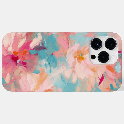 Bloemen Abstract Vibrant Artistic Case-Mate iPhone Case (Achterkant (horizontaal))