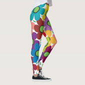 Bloemen Abstract vol Leggings (Rechts)