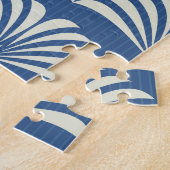  Bloemen: Abstracte Art Deco. Legpuzzel (Zijkant)