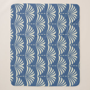 Bloemen: Abstracte Art Deco. Sherpa Deken