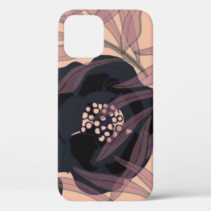 Bloemen abstracte elegantie, artistieke achtergron Case-Mate iPhone case