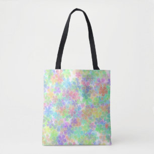 Bloemen Abstracte Sjabloon schouder Tote Bag