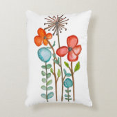 Bloemen Accent Kussen (Voorkant(Verticaal))