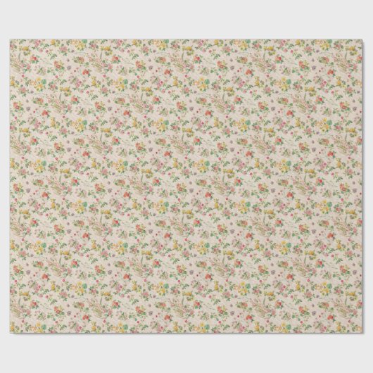  bloemen - Achtergrond Cadeaupapier (Vlak)