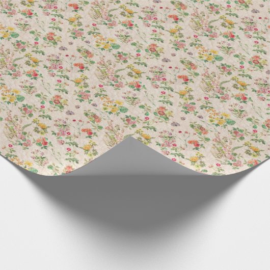  bloemen - Achtergrond Cadeaupapier (Hoek)