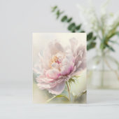 Bloemen achtergrond. Lentebloesem Briefkaart (Staand voorkant)