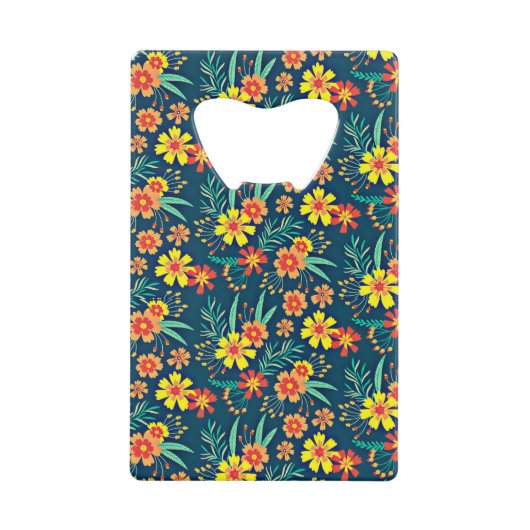 Bloemen achtergrond Mooi design-46566 Creditkaart Flessenopener (Voorkant)