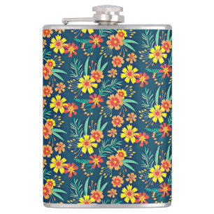 Bloemen achtergrond Mooi design-46566 Heupfles