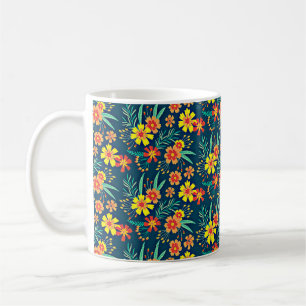 Bloemen achtergrond Mooi design-46566 Koffiemok