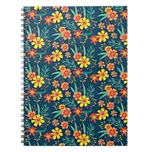 Bloemen achtergrond Mooi design-46566 Notitieboek (Voorkant)