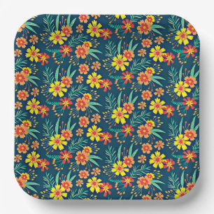 Bloemen achtergrond Mooi design-46566 Papieren Bordje