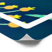 Bloemen achtergrond Mooi design-46566 Poster (Hoek)