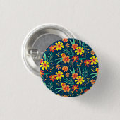 Bloemen achtergrond Mooi design-46566 Ronde Button 3,2 Cm (Voorkant /achterkant)