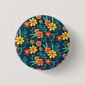 Bloemen achtergrond Mooi design-46566 Ronde Button 3,2 Cm (Voorkant)