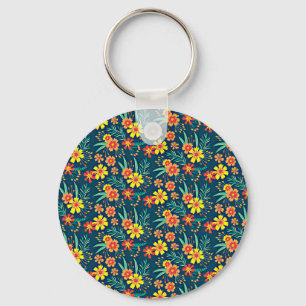 Bloemen achtergrond Mooi design-46566 Sleutelhanger