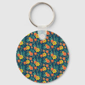 Bloemen achtergrond Mooi design-46566 Sleutelhanger (Achterkant)