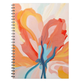 Bloemen achtergronden abstract schilderij notitieboek