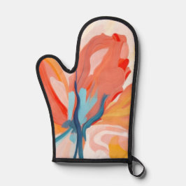 Bloemen achtergronden abstract schilderij ovenwant