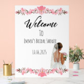 Bloemen acryl Vrijgezellenfeest teken Acryl Bord (Huwelijk)