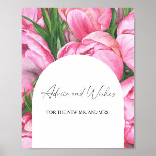 Bloemen - Advies en Wensen voor Jonggehuwden Poster