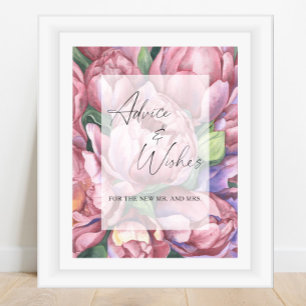 Bloemen - Advies en wensen voor Passen getrouwd Poster