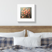 Bloemen Afdrukken op Canvas (Insitu (Slaapkamer))