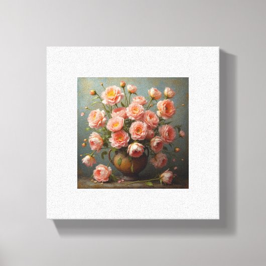 Bloemen Afdrukken op Canvas (Voorkant)