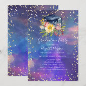 Bloemen Afstudeerders Pet, Diamonds Paint Splash A Kaart (Voorkant / Achterkant)