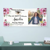 Bloemen Afstudeerfeest Foto Spandoek (Beurs)
