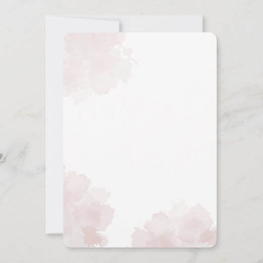 Bloemen Afstuderen 2024 Afstudeerder Party Kaart (Achterkant)