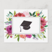 Bloemen afstuderen briefkaart (Voorkant)