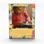 Bloemen Afstuderen Cadeaus voor Kleuters Meisjes Fotoblokken (Voorkant)