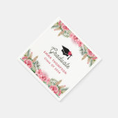 Bloemen Afstuderen Luau Klasse van 2024 Afstuderen Servet (Hoek)