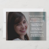  Bloemen Afstuderen Party Fotokaart Kaart (Voorkant)