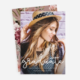  Bloemen Afstuderen Stoffig Roos Foto Aankondiging