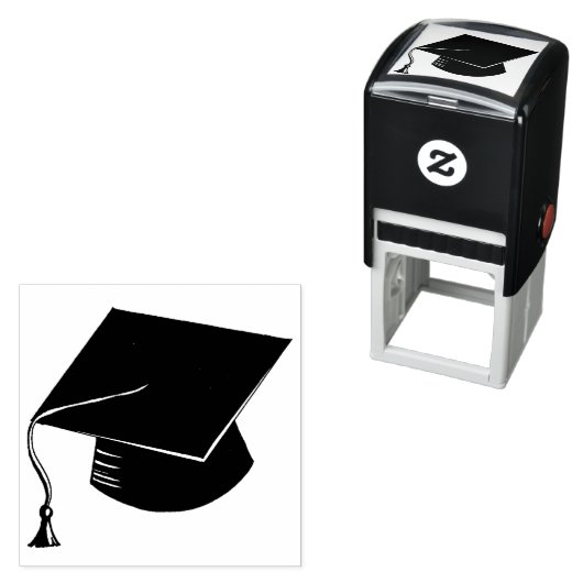 Bloemen afstuderen  zelfinktende stempel (In situ)