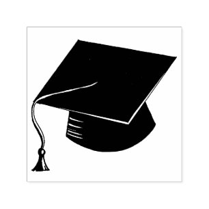 Bloemen afstuderen  zelfinktende stempel